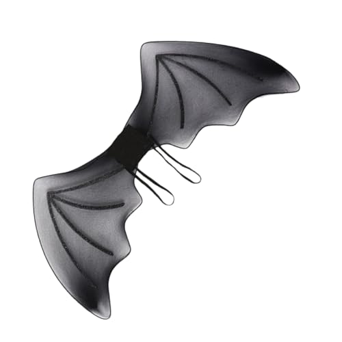 WHAMVOX Schwarze Fledermausflügel Cosplay Kostüm Flügel Halloween Party Zubehör Hautfreundlich Langlebig Unisex für Fasching Karneval Bühnenauftritt WHAMVOX Schwarze Fledermausflügel Cosplay Kostüm Flügel Halloween Party Zubehör Hautfreundlich Langlebig Unisex für Fasching Karneval Bühnenauftritt von WHAMVOX