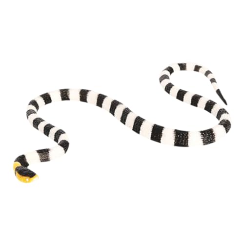 WHAMVOX Simulation Schlangenmodell Pädagogisches Schlangenmodell Kinderschlangendekoration Kinderschlange Kognitives Modell Kunststoffschlangenmodell Schlangenschmuck PVC Schlange von WHAMVOX