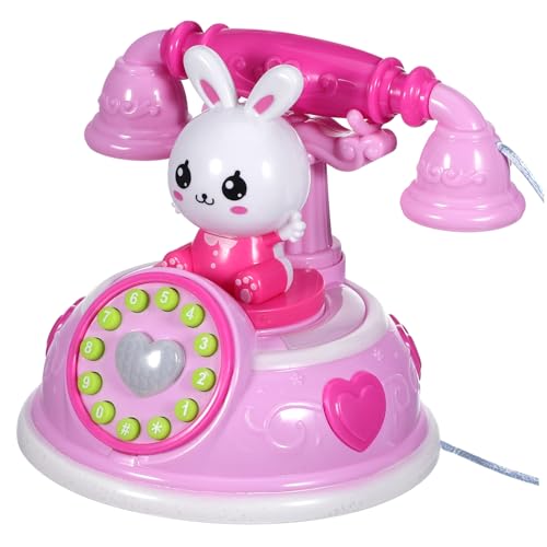 WHAMVOX Simuliertes Telefon Kinderspielzeug Für Haushaltsgeräte Simulation Haushaltsgerät Spielhaus Simulation Telefon Lernspielzeug Plastik Rosa WHAMVOX Simuliertes Telefon Kinderspielzeug Für Haushaltsgeräte Simulation Haushaltsgerät Spielhaus Simulation Telefon Lernspielzeug Plastik Rosa von WHAMVOX