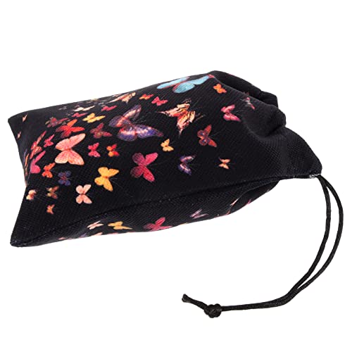 WHAMVOX Tarot Karten Aufbewahrungsbeutel aus Weichem Samt mit Kordelzug Tragbarer Tarot Organizer Tasche Flexibler Schutz für Tarotkarten Stilvoll und Langlebig von WHAMVOX