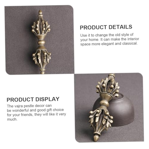WHAMVOX Tibetischer Vajra Pestle Dekoratives Feng Shui Ornament Retro Stil Kompaktes Leichtes Buddhismus Schreibtisch Schmuckstück Sammlerobjekt WHAMVOX Tibetischer Vajra Pestle Dekoratives Feng Shui Ornament Retro Stil Kompaktes Leichtes Buddhismus Schreibtisch Schmuckstück Sammlerobjekt von WHAMVOX