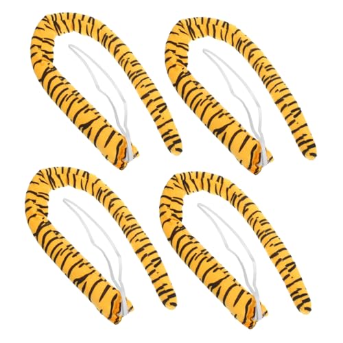 WHAMVOX Tiger Tail Kostümzubehör für Realistischer Plüsch Tiger Langlebiges Tierkostüm Accessoire für Halloween Cosplay Bühnenauftritte und Faschingsfeiern von WHAMVOX