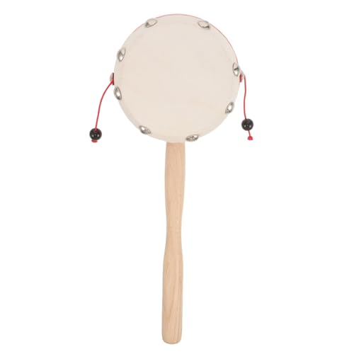 WHAMVOX Traditionelle Handtrommel aus Holz mit Echtem Lammfell Sicher für Junge Mädchen Ab Monaten Rhythmusförderndes Musikinstrument für Neugeborene Langlebiges Montessori WHAMVOX Traditionelle Handtrommel aus Holz mit Echtem Lammfell Sicher für Junge Mädchen Ab Monaten Rhythmusförderndes Musikinstrument für Neugeborene Langlebiges Montessori von WHAMVOX