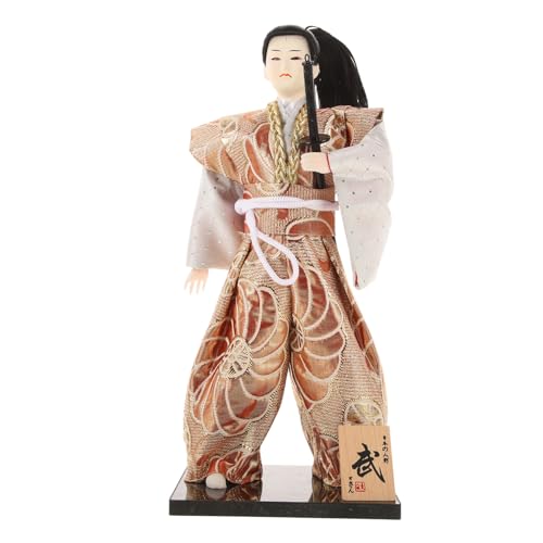 WHAMVOX Traditionelle Japanische Samurai Puppe Dekorative Figur aus Stabilem Material Handgefertigt Kompakt mit Flachem Boden als Geschenk und Stilvolle Wohnraumdekoration WHAMVOX Traditionelle Japanische Samurai Puppe Dekorative Figur aus Stabilem Material Handgefertigt Kompakt mit Flachem Boden als Geschenk und Stilvolle Wohnraumdekoration von WHAMVOX