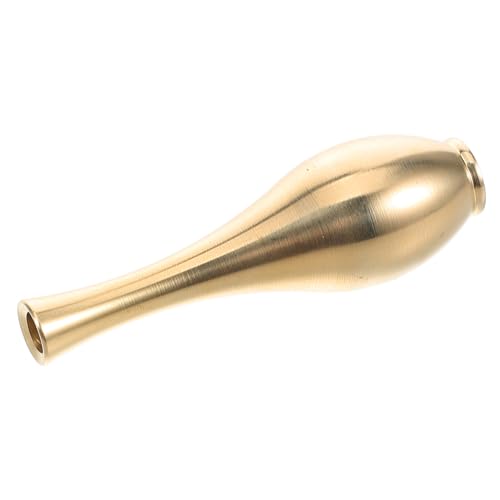 WHAMVOX Vase aus Messing Keramik Vase Handwerk aus Metall Minivase aus Metall Metallvase für zu Hause Tischvase empfindliche Vase winzige Messingvase alte Vase Innenvase Hausvase Golden von WHAMVOX