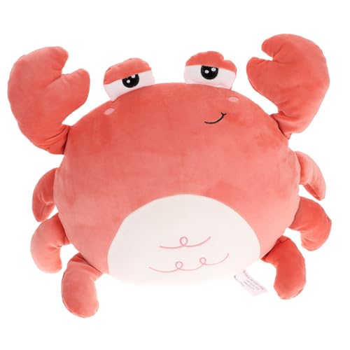 WHAMVOX Weiches Kuscheltier Krabbe Plüschpuppe Niedliches Stofftier Sofa Dekokissen für Erwachsene von WHAMVOX