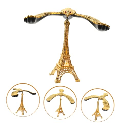 WHAMVOX Zinklegierung Balance Eagle Modell Stabiles Desktop Ornament Stilvolle Vogeldekoration für Wohnzimmer Schlafzimmer Büro Einzigartiges Balance Vogel Kunstwerk Lehrreiche von WHAMVOX