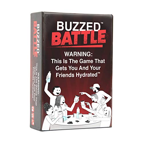Buzzed Battle – Das lustige Team-Partyspiel, das Sie und Ihre Freunde hydratisiert bringt von WHAT DO YOU MEME?