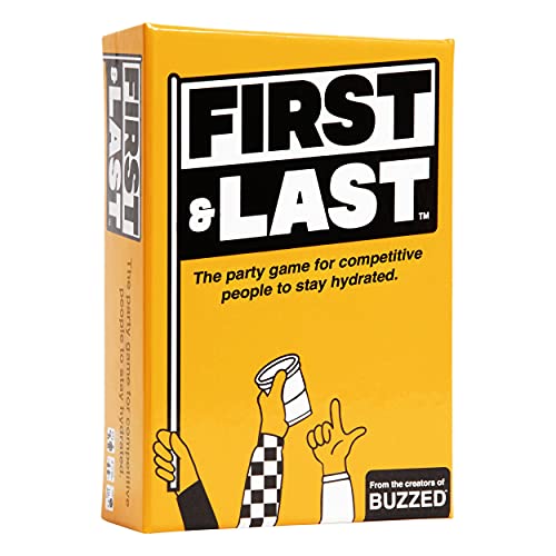 First & Last - Das Partyspiel für wettbewerbsfähige Menschen, um hydratisiert zu bleiben - von The Creators of Buzzed von WHAT DO YOU MEME?