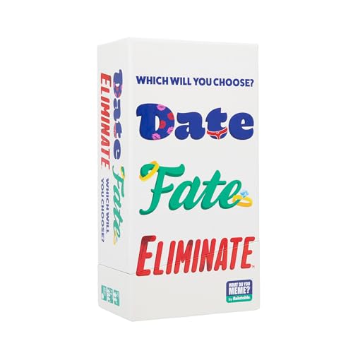 WHAT DO YOU MEME? Date Fate Eliminate – Das Kartenspiel, das Ihren Geschmack testet WHAT DO YOU MEME? Date Fate Eliminate – Das Kartenspiel, das Ihren Geschmack testet von WHAT DO YOU MEME?