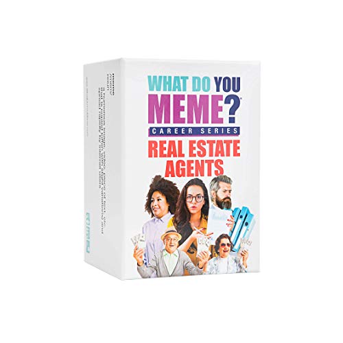 WHAT DO YOU MEME? Real Estate Agents Edition - Das lustige Partyspiel für Meme Liebhaber von WHAT DO YOU MEME?