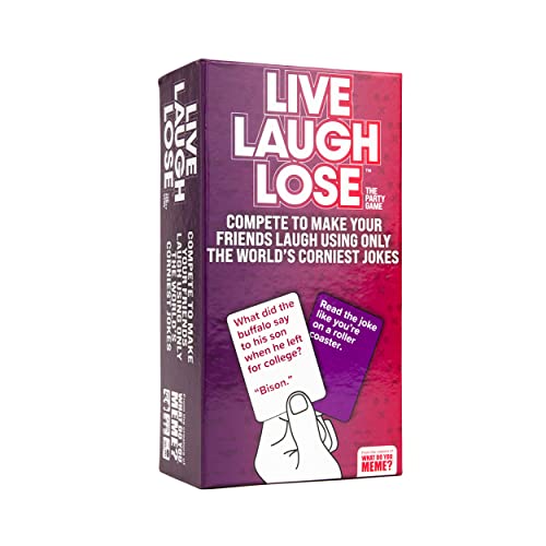 What DO You Meme? Live Laugh Lose – Das Partyspiel, wo Sie konkurrieren, um Corny Witze lustig zu Machen von WHAT DO YOU MEME?