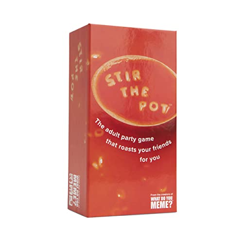 WHAT DO YOU MEME? Stir The Pot - Das Partyspiel, das Ihre Freunde bratet - Kartenspiele für Erwachsene für Spieleabend WHAT DO YOU MEME? Stir The Pot - Das Partyspiel, das Ihre Freunde bratet - Kartenspiele für Erwachsene für Spieleabend von WHAT DO YOU MEME?