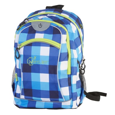 Wheel Bee® Rucksack Night Vision, blau/weiß von Wheel Bee