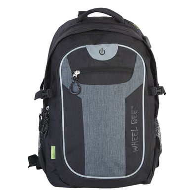 Wheel Bee® Rucksack Revolution, schwarz/grau von Wheel Bee