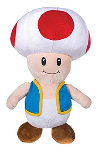 WHITEHOUSE LEISURE Super Mario Bros - Toad plüsch 30cm Qualität super Soft von WHITEHOUSE LEISURE WHITEHOUSE LEISURE