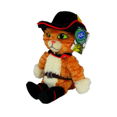 WHITEHOUSE LEISURE Dreamworks Shrek Super Soft Geschenk-Qualität 33 cm Plüschtier - Puss in Boots von Whitehouse Leisure LLP