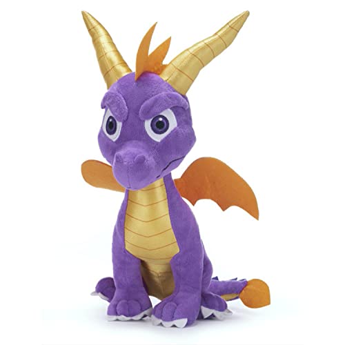 Whitehouse Leisure Spyro der Drache, groß, 27 cm, Geschenkqualität, superweiches Plüschtier (sitzend) von WHITEHOUSE LEISURE