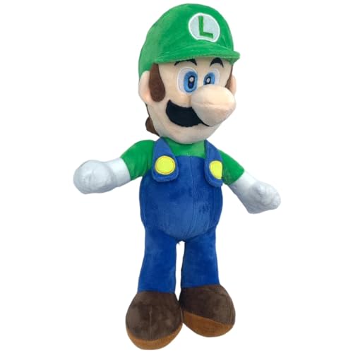 Whitehouse Leisure Super Mario Bros Luigi Plüschtier 38 cm Super Soft Qualität von WHITEHOUSE LEISURE