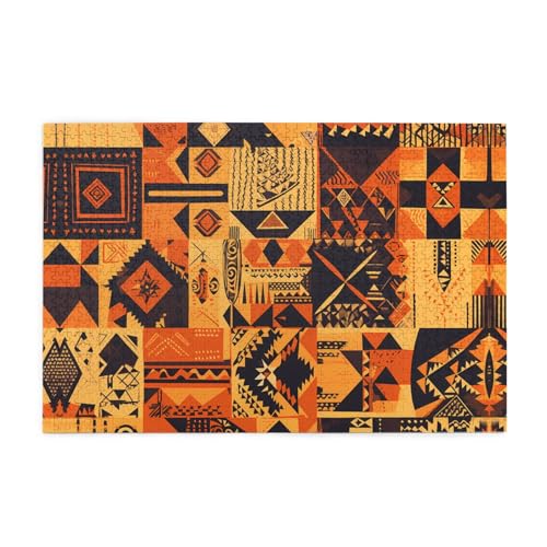 Puzzles1000 Teile WHJDPP Afrikanischer Stil Patchwork Bild Pädagogische Intellektuelle Holzpuzzles Lustige Puzzles Stressabbau Spiel Puzzles1000 Teile WHJDPP Afrikanischer Stil Patchwork Bild Pädagogische Intellektuelle Holzpuzzles Lustige Puzzles Stressabbau Spiel von WHJDPP