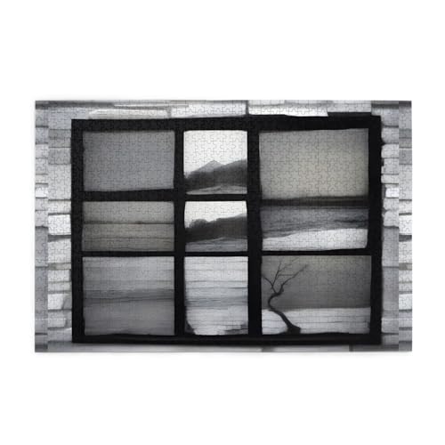 Puzzles1000 Teile WHJDPP Lost Memory Fragmente Muster Pädagogische Intellektuelle Holzpuzzles Lustige Puzzles Stressabbau Puzzles von WHJDPP