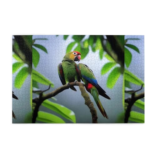 Puzzles1000 Teile WHJDPP Papagei in grünen Blättern Muster Pädagogische Intellektuelle Holzpuzzles Lustige Puzzles Stressabbau Puzzles Puzzles1000 Teile WHJDPP Papagei in grünen Blättern Muster Pädagogische Intellektuelle Holzpuzzles Lustige Puzzles Stressabbau Puzzles von WHJDPP