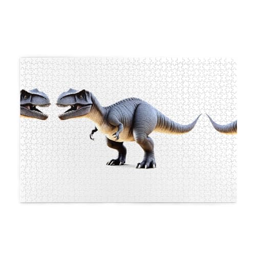 Puzzles1000 Teile WHJDPP Riesige Dinosaurier Muster Pädagogische Intellektuelle Holzpuzzles Lustige Puzzles Stressabbau Puzzles von WHJDPP