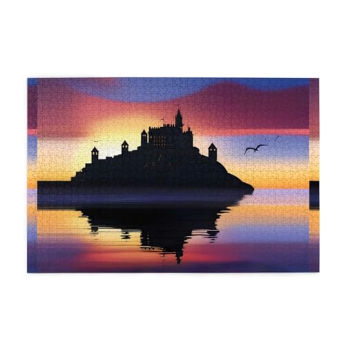 Puzzles1000 Teile WHJDPP Seaside Castle Pattern Pädagogische Intellektuelle Holzpuzzles Lustige Puzzles Stressabbau Puzzles Puzzles1000 Teile WHJDPP Seaside Castle Pattern Pädagogische Intellektuelle Holzpuzzles Lustige Puzzles Stressabbau Puzzles von WHJDPP