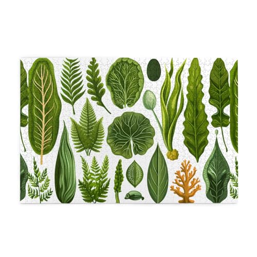 Puzzles1000 Teile WHJDPP Seetang Koralle unter dem Meer Muster Pädagogische Intellektuelle Holzpuzzles Lustige Puzzles Stressabbau Puzzles von WHJDPP
