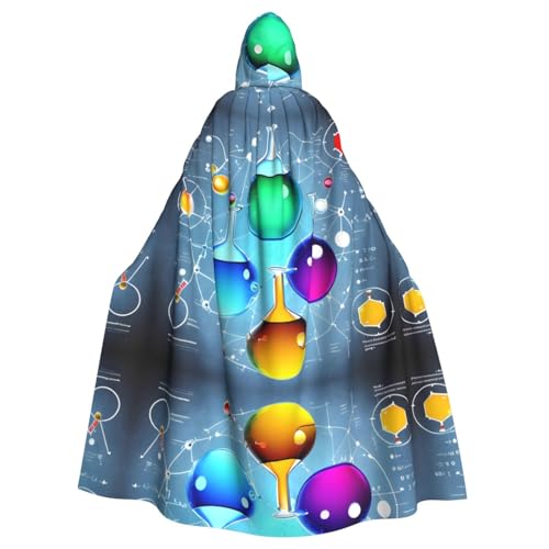 WHJDPP Abstrakte Wissenschaft Chemie Drucke Halloween Erwachsene Kapuzenumhang für Kostümpartys und Themenveranstaltungen WHJDPP Abstrakte Wissenschaft Chemie Drucke Halloween Erwachsene Kapuzenumhang für Kostümpartys und Themenveranstaltungen von WHJDPP