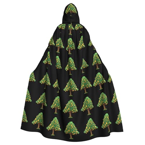 WHJDPP Ein großer Baum voller kleiner Glocken, bedruckt, Halloween, Erwachsenen-Kapuzenumhang für Kostümpartys und Themenveranstaltungen WHJDPP Ein großer Baum voller kleiner Glocken, bedruckt, Halloween, Erwachsenen-Kapuzenumhang für Kostümpartys und Themenveranstaltungen von WHJDPP