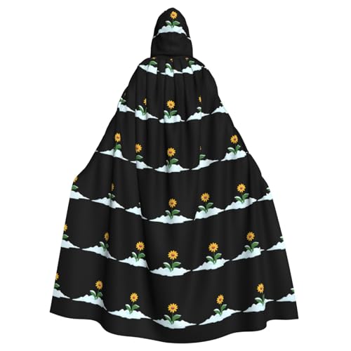 WHJDPP Eine Blume in einem Schneehaufen druckt Halloween Erwachsene Kapuzenumhang für Kostümpartys und Themenveranstaltungen WHJDPP Eine Blume in einem Schneehaufen druckt Halloween Erwachsene Kapuzenumhang für Kostümpartys und Themenveranstaltungen von WHJDPP