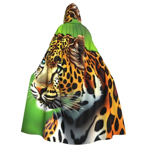 WHJDPP Fractalius Kapuzenumhang mit Leopardenmuster für Halloween, Rollenspiel-Kostüme und mehr WHJDPP Fractalius Kapuzenumhang mit Leopardenmuster für Halloween, Rollenspiel-Kostüme und mehr von WHJDPP