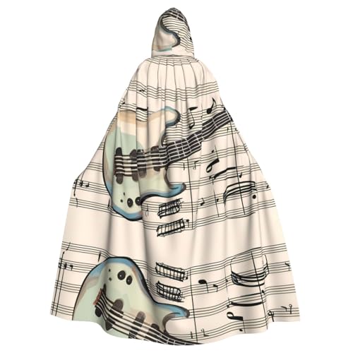 WHJDPP Kapuzenumhang für Erwachsene, Gitarre, Bass, Musik, Instrumente, Halloween, Erwachsene, für Kostümpartys und Themenveranstaltungen WHJDPP Kapuzenumhang für Erwachsene, Gitarre, Bass, Musik, Instrumente, Halloween, Erwachsene, für Kostümpartys und Themenveranstaltungen von WHJDPP