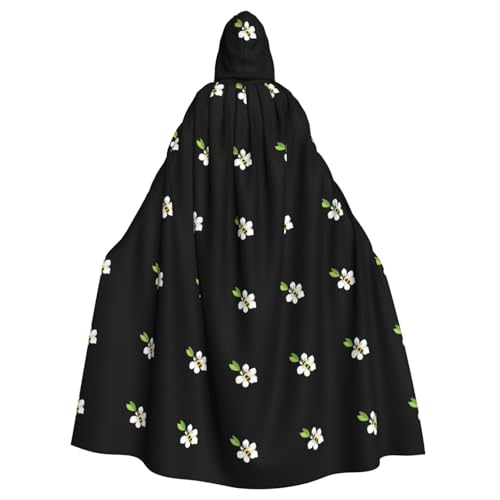 WHJDPP Kapuzenumhang mit Apfelblüten und Bienen-Aufdruck, Halloween, Erwachsene, für Kostümpartys und Themenveranstaltungen WHJDPP Kapuzenumhang mit Apfelblüten und Bienen-Aufdruck, Halloween, Erwachsene, für Kostümpartys und Themenveranstaltungen von WHJDPP
