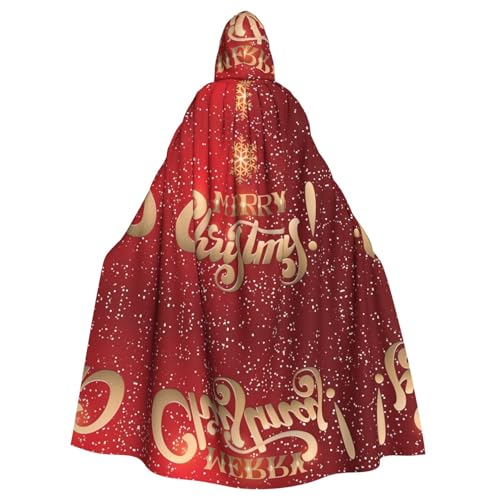 WHJDPP Kapuzenumhang mit Aufschrift "Merry Christmas Too Picture", für Erwachsene, super groß, ohne Reißverschluss von WHJDPP