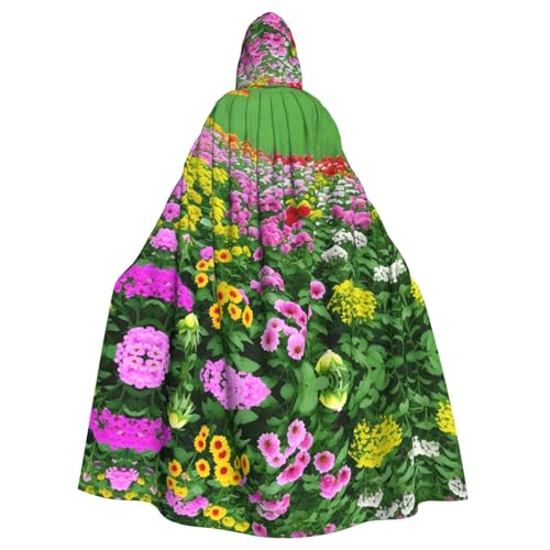 WHJDPP Kapuzenumhang mit Blumenmuster für Halloween, Rollenspiel-Kostüme und mehr WHJDPP Kapuzenumhang mit Blumenmuster für Halloween, Rollenspiel-Kostüme und mehr von WHJDPP