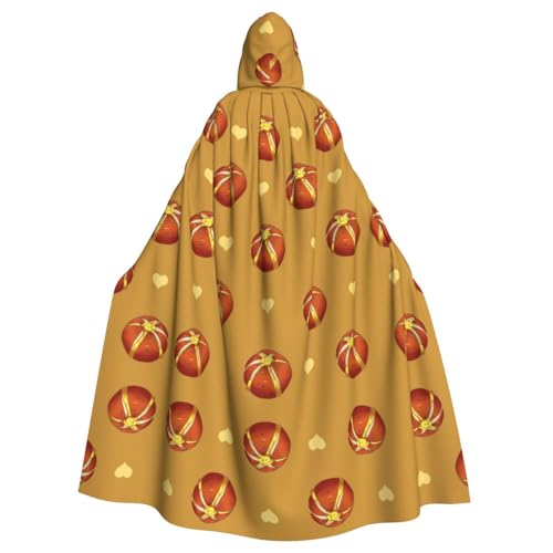 WHJDPP Kapuzenumhang mit Butterbrotmuster für Halloween, Rollenspiel-Kostüme und mehr WHJDPP Kapuzenumhang mit Butterbrotmuster für Halloween, Rollenspiel-Kostüme und mehr von WHJDPP