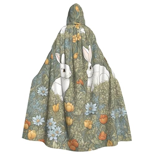 WHJDPP Kapuzenumhang mit Hasen-Motiv, für Halloween, Erwachsene, für Kostümpartys und Themenveranstaltungen WHJDPP Kapuzenumhang mit Hasen-Motiv, für Halloween, Erwachsene, für Kostümpartys und Themenveranstaltungen von WHJDPP