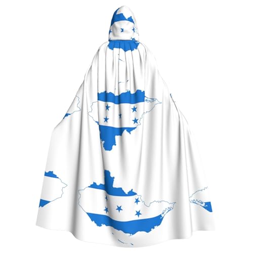 WHJDPP Kapuzenumhang mit Honduras-Flaggenbild, Halloween, für Erwachsene, super großer Kapuzenumhang ohne Reißverschluss von WHJDPP