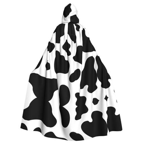 WHJDPP Kapuzenumhang mit Kuh-Punktbild, Halloween, für Erwachsene, super großer Kapuzenumhang ohne Reißverschluss WHJDPP Kapuzenumhang mit Kuh-Punktbild, Halloween, für Erwachsene, super großer Kapuzenumhang ohne Reißverschluss von WHJDPP