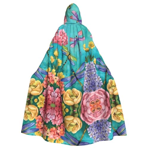 WHJDPP Kapuzenumhang mit Libellen-Motiv, für Halloween, Erwachsene, super großer Kapuzenumhang ohne Reißverschluss WHJDPP Kapuzenumhang mit Libellen-Motiv, für Halloween, Erwachsene, super großer Kapuzenumhang ohne Reißverschluss von WHJDPP