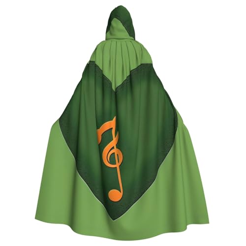 WHJDPP Kapuzenumhang mit Musiknoten-Herzmuster für Halloween, Rollenspiel-Kostüme und mehr WHJDPP Kapuzenumhang mit Musiknoten-Herzmuster für Halloween, Rollenspiel-Kostüme und mehr von WHJDPP