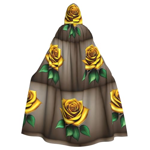 WHJDPP Kapuzenumhang mit goldenem Rosenmuster für Halloween, Rollenspiel-Kostüme und mehr WHJDPP Kapuzenumhang mit goldenem Rosenmuster für Halloween, Rollenspiel-Kostüme und mehr von WHJDPP