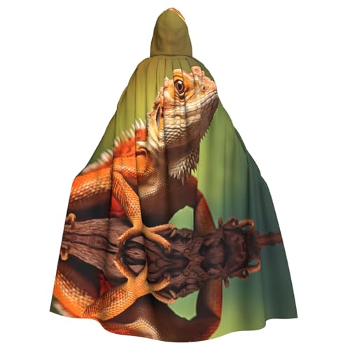 WHJDPP Lively Lizards Prints Halloween Erwachsene Kapuzenumhang für Kostümpartys und Themenveranstaltungen WHJDPP Lively Lizards Prints Halloween Erwachsene Kapuzenumhang für Kostümpartys und Themenveranstaltungen von WHJDPP