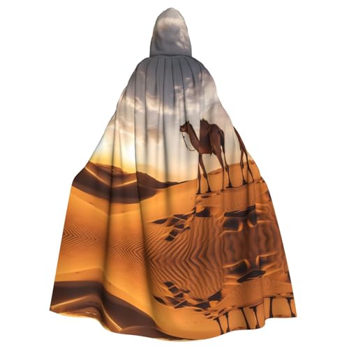 WHJDPP Lone Camel Prints Halloween Erwachsene Kapuzenumhang für Kostümpartys und Themenveranstaltungen WHJDPP Lone Camel Prints Halloween Erwachsene Kapuzenumhang für Kostümpartys und Themenveranstaltungen von WHJDPP
