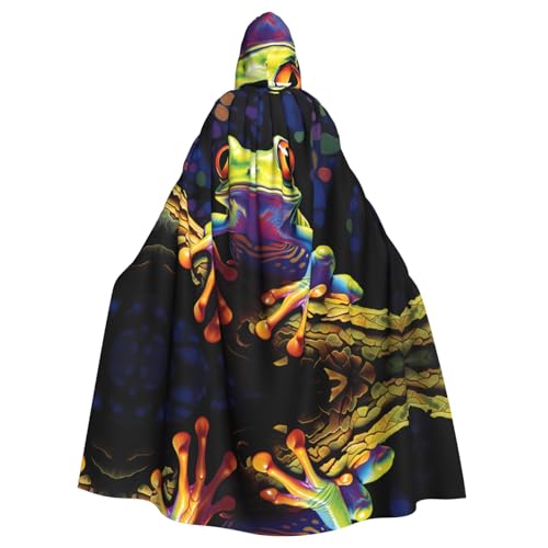 WHJDPP Peace Tree Frosch Prints Halloween Erwachsene Kapuzenumhang für Kostümpartys und Themenveranstaltungen WHJDPP Peace Tree Frosch Prints Halloween Erwachsene Kapuzenumhang für Kostümpartys und Themenveranstaltungen von WHJDPP