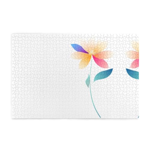 WHJDPP Puzzles, 1000 Teile, helles Blumenmuster, pädagogische, intellektuelle Holzpuzzles, lustige Puzzles, Stressabbau-Puzzles WHJDPP Puzzles, 1000 Teile, helles Blumenmuster, pädagogische, intellektuelle Holzpuzzles, lustige Puzzles, Stressabbau-Puzzles von WHJDPP