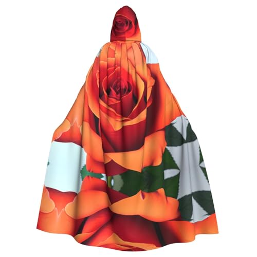 WHJDPP Rosenmuster Kapuzenumhang für Halloween, Rollenspiel-Kostüme und mehr WHJDPP Rosenmuster Kapuzenumhang für Halloween, Rollenspiel-Kostüme und mehr von WHJDPP