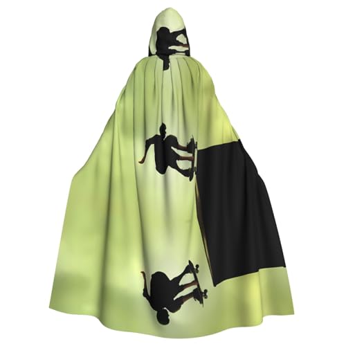 WHJDPP Skateboard-Bild, Halloween, Erwachsenen-Kapuzenumhang – super großer Kapuzenumhang ohne Reißverschluss WHJDPP Skateboard-Bild, Halloween, Erwachsenen-Kapuzenumhang – super großer Kapuzenumhang ohne Reißverschluss von WHJDPP